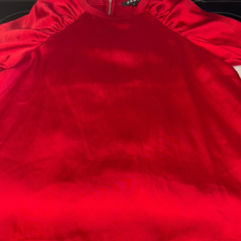 DKNY Vibrant Red Top